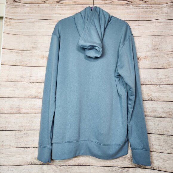 NWT Life Is Good Men's Hoodie M Sweatshirt Chair Relaxing Light Blue Pockets - Picture 12 of 16